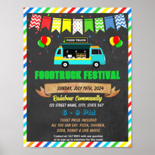 Food Truck Event template Poster