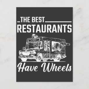 Food Truck Festival Restaurant Street Food Lover Postcard