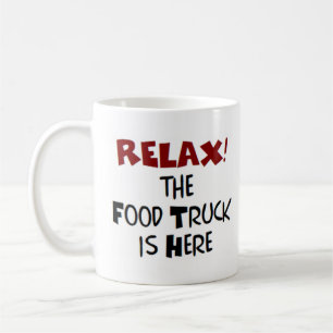 food truck is here coffee mug