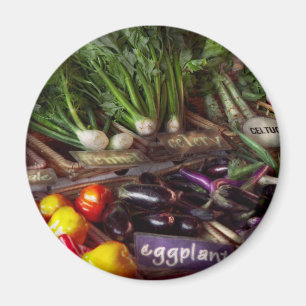 Food - Vegetables - Very fresh produce Magnet
