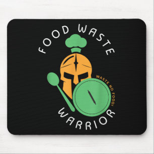 Food Waste Warrior I Food Waste Environmental Prot Mouse Pad