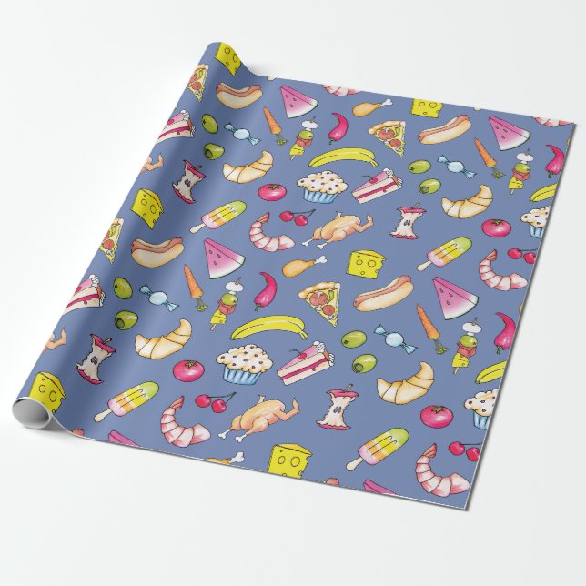 Food Wrapping Paper (Unrolled)