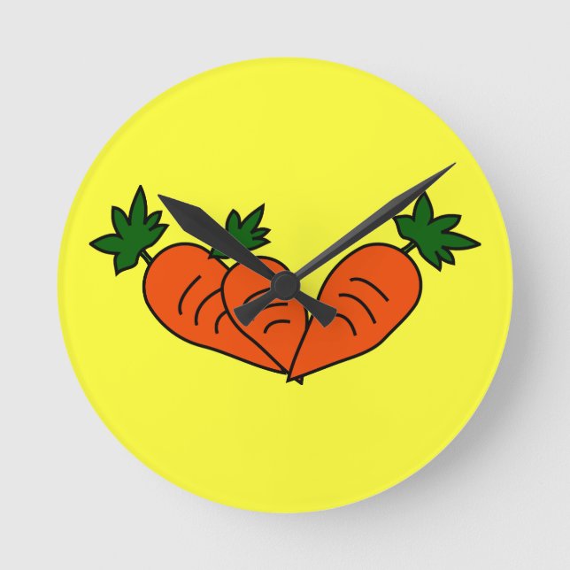 Foodie Carrot Clock (Front)
