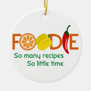 Foodie Ceramic Ornament