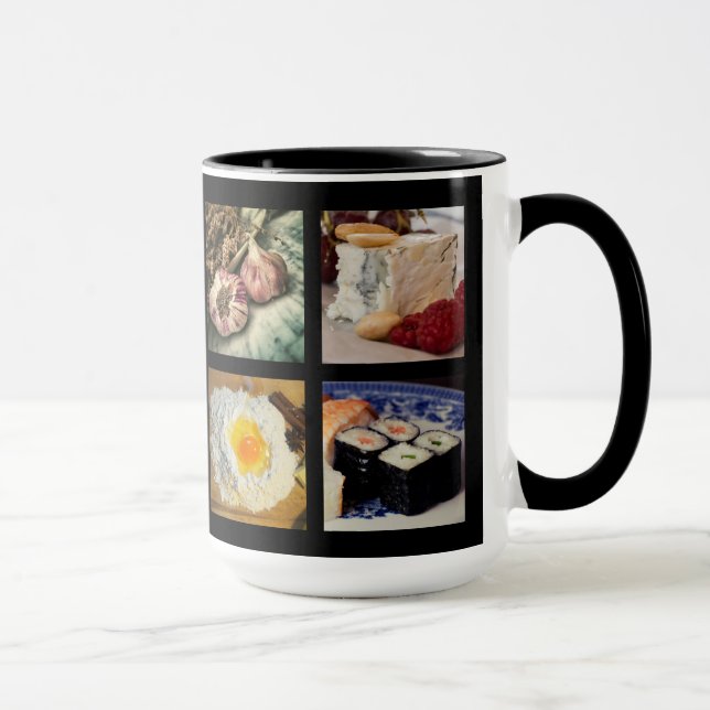 Foodie custom monogram mugs 2 (Right)
