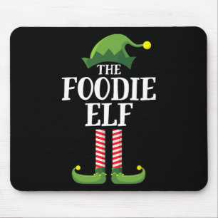 Foodie Elf Matching Family Group Christmas Party 1 Mouse Pad