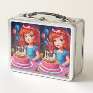 Foodie Fun Lunch Box" Metal Lunch Box