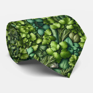 Foodie Kitchen Neck Tie Fresh Garden Herbs