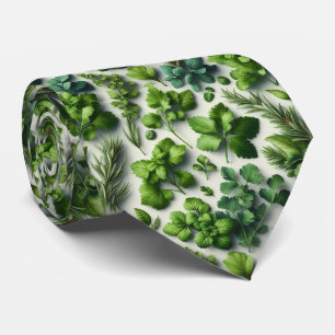 Foodie Kitchen Neck Tie Fresh Garden Herbs