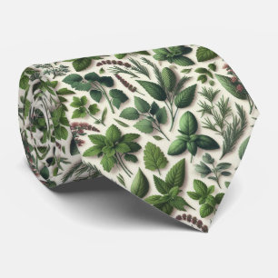 Foodie Kitchen Neck Tie Fresh Garden Herbs