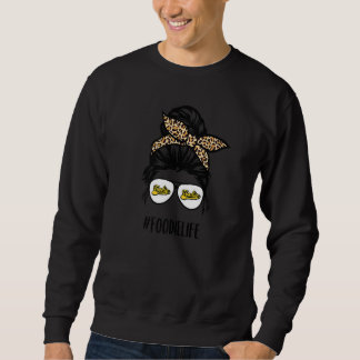 Foodie Life Cooking  Food Life Food  Leopard Sweatshirt