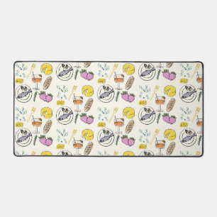 Foodie Minimalist Desk Mat