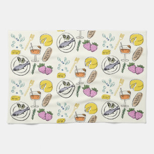 Foodie Minimalist Tea Towel