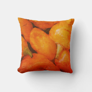 Foodie Orange Food Garden Veggie Chilli Pepper Cushion