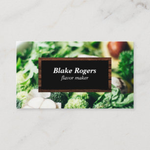 Foodie   Salad   Chef Business Card
