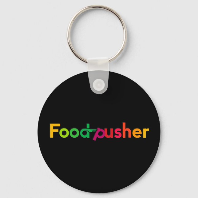 FoodPusher keychain (Front)