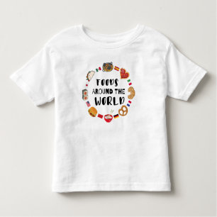 Foods around the world  toddler T-Shirt