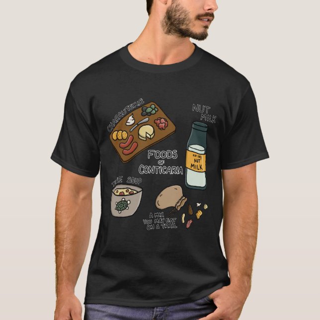 Foods of Conticaria T-Shirt (Front)