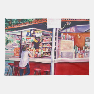 Foodstand, Mexico Tea Towel