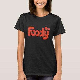 Foody Coral Red Women’s Minimalist Foodie T-Shirt