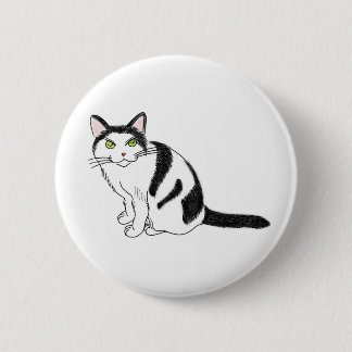 FooFooCat: Sassy Frisky Fluffy Kitty 6 Cm Round Badge
