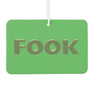 Fook green green car air freshener