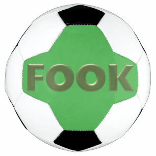 Fook green on green soccer ball