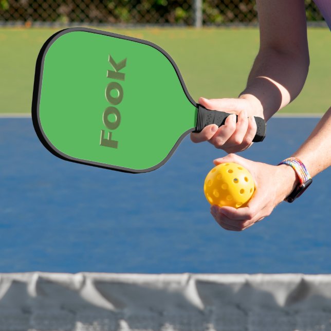 Fook green pickleball paddle carbon (Insitu)