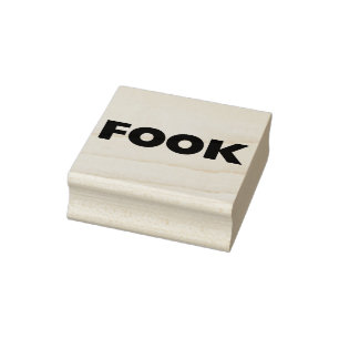 Fook large rubber stamp no handle