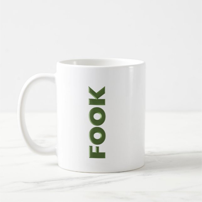 Fook white mug (Left)