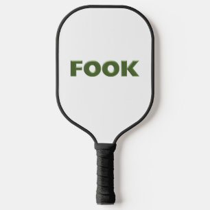 Fook white pickleball paddle