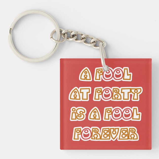 Fool Forever Key Ring (Front)