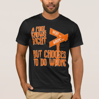 Fool Knows RIght T-Shirt