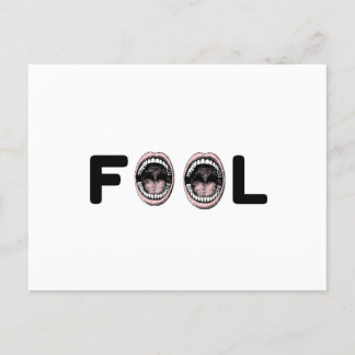 FOOL POSTCARD