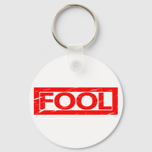 Fool Stamp Key Ring