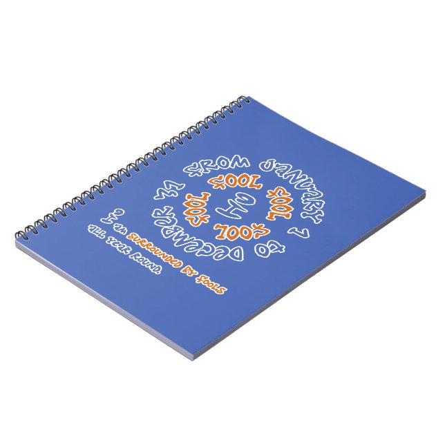 Fools All Year Round Notebook (Left Side)