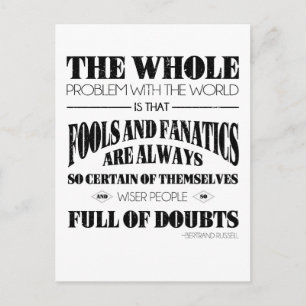 Fools and Fanatics Postcard