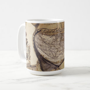 Fool's Cap World Map Coffee Mug