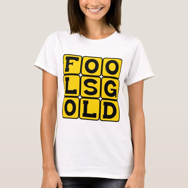 Fool's Gold, Feldspar Mineral T-Shirt (Front)