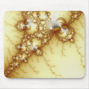 Fools Gold - Fractal Art Mouse Pad