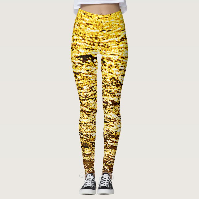 Fools Gold Pyrite Leggings (Front)