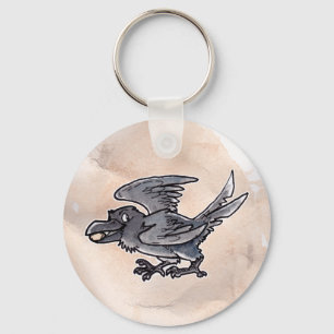 Fool's Gold Raven Key Ring