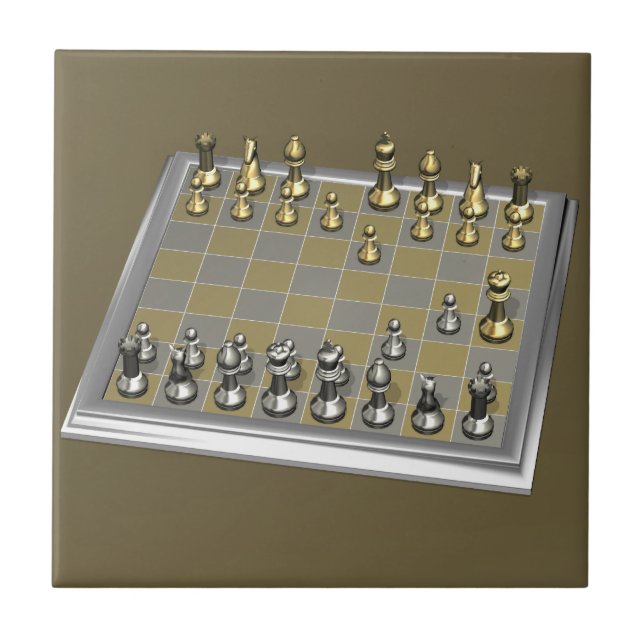 Fool's Mate Ceramic Tile (Front)