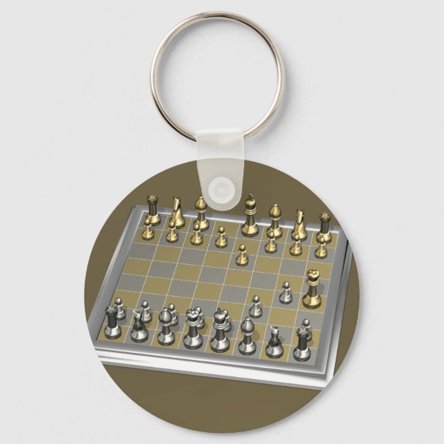 Fool's Mate Key Ring (Front)