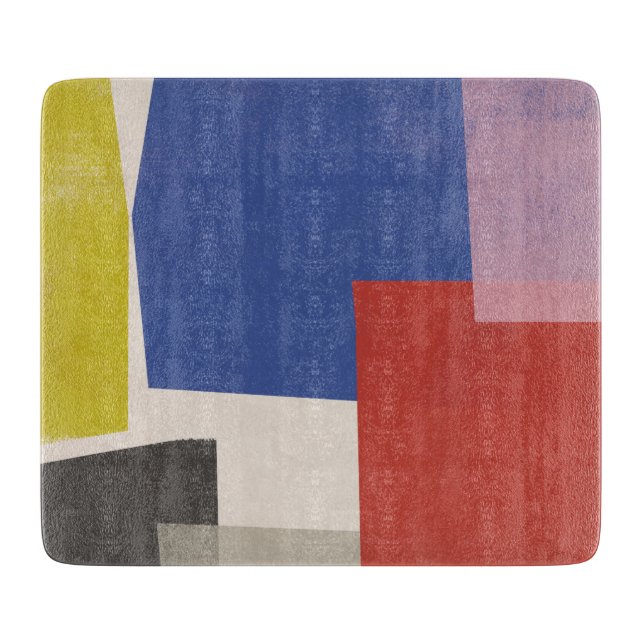 Foolscap - Modern Colorblocks Cutting Board (Front)