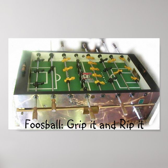 Foosball Grip Poster (Front)