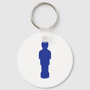 Foosball player key ring