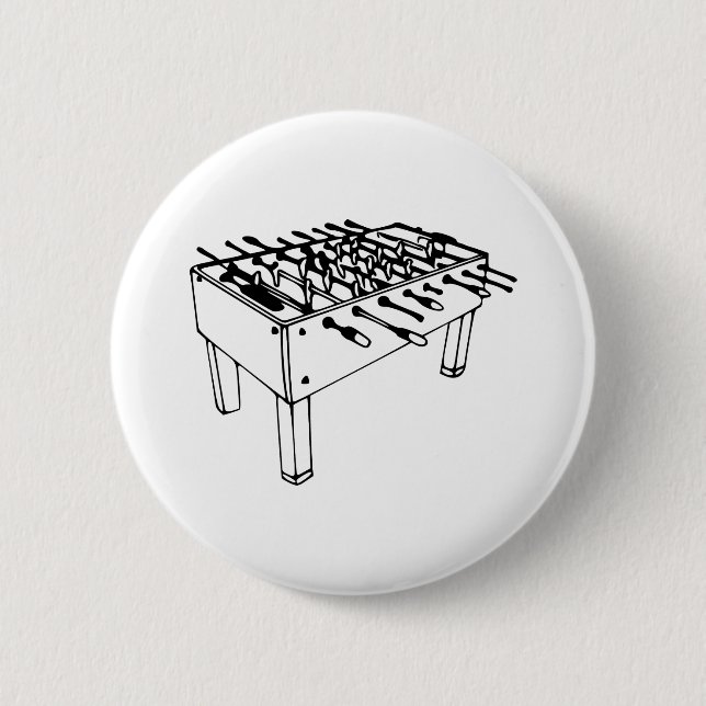 Foosball - Table soccer 6 Cm Round Badge (Front)