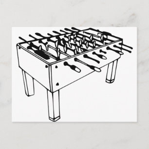 Foosball - Table soccer Postcard