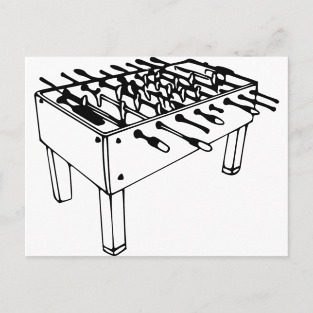 Foosball - Table soccer Postcard (Front)